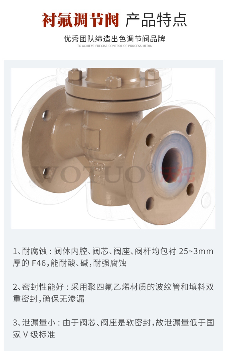 電動襯氟調(diào)節(jié)閥,耐腐蝕耐酸堿,流量比例控制閥4-20mA,電動襯氟壓力調(diào)節(jié)閥