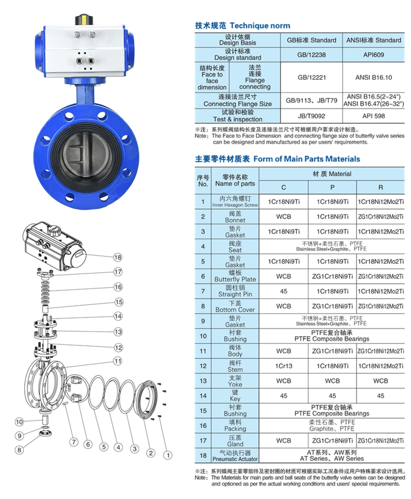 氣動法蘭蝶閥,不銹鋼氣動法蘭蝶閥,氣動法蘭襯氟蝶閥