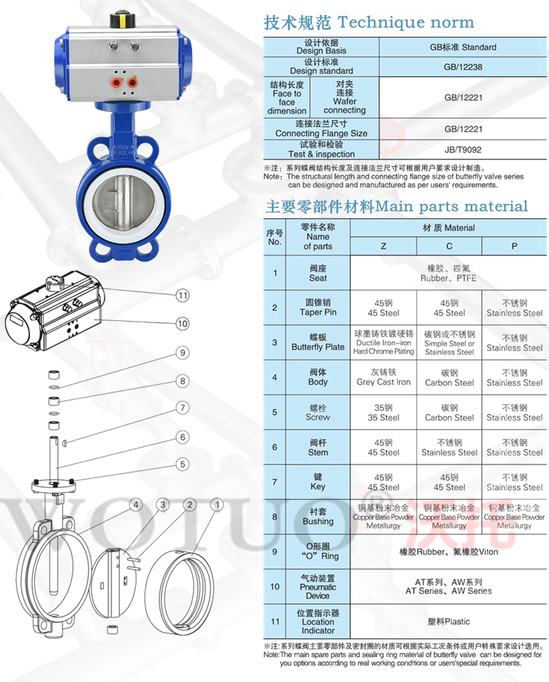 氣動中線蝶閥,氣動中線蝶閥尺寸,氣動中線蝶閥型號