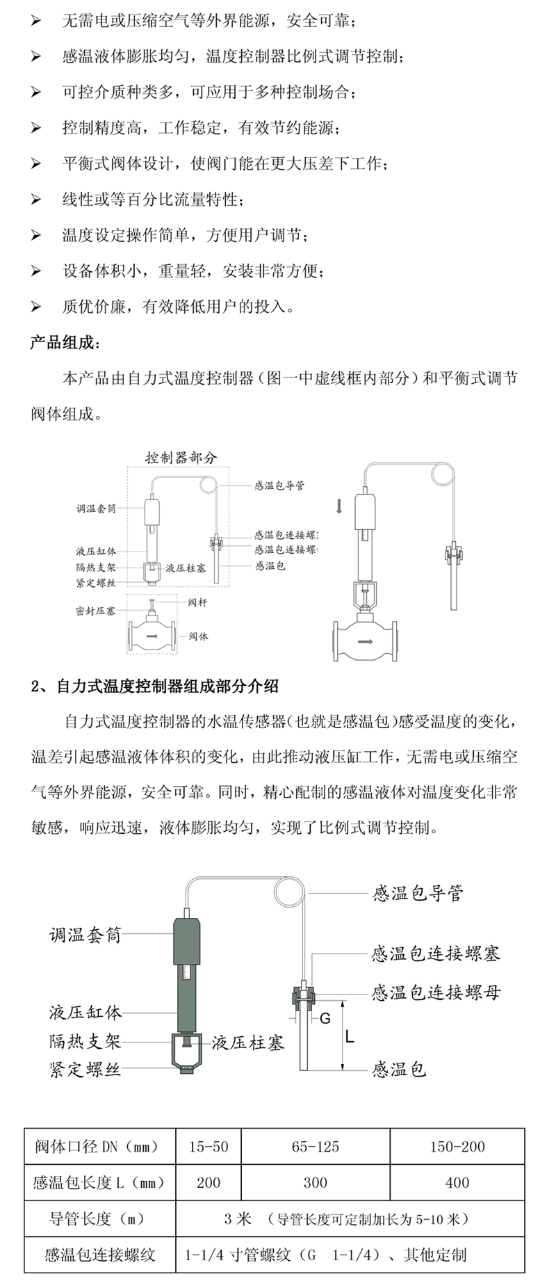 自力式溫度調(diào)節(jié)閥,自力式溫控調(diào)節(jié)閥,蒸汽自力式溫度調(diào)節(jié)閥