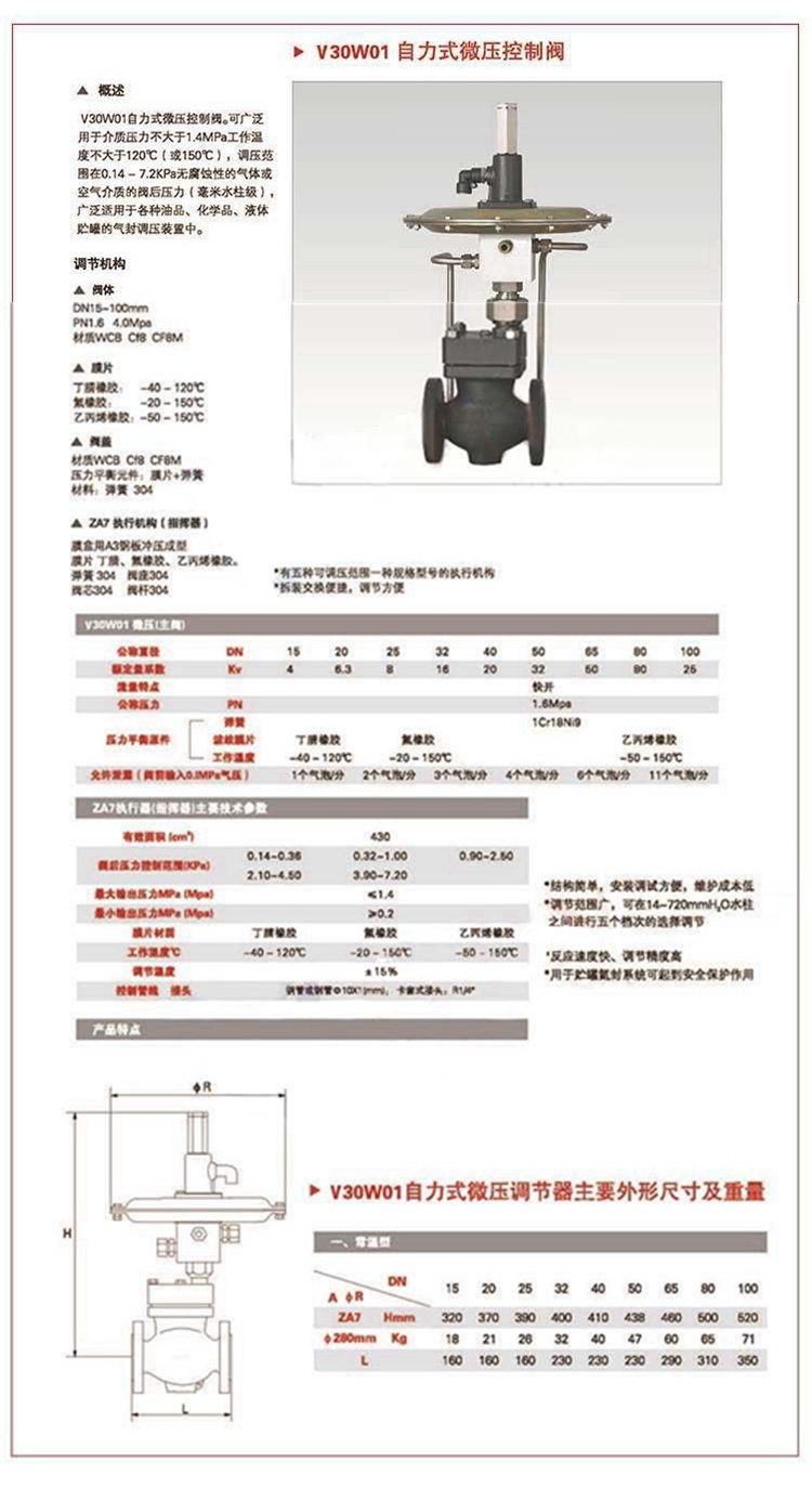 自力式壓力(差壓)調(diào)節(jié)閥,自力式壓力(閥前,閥后)控制閥